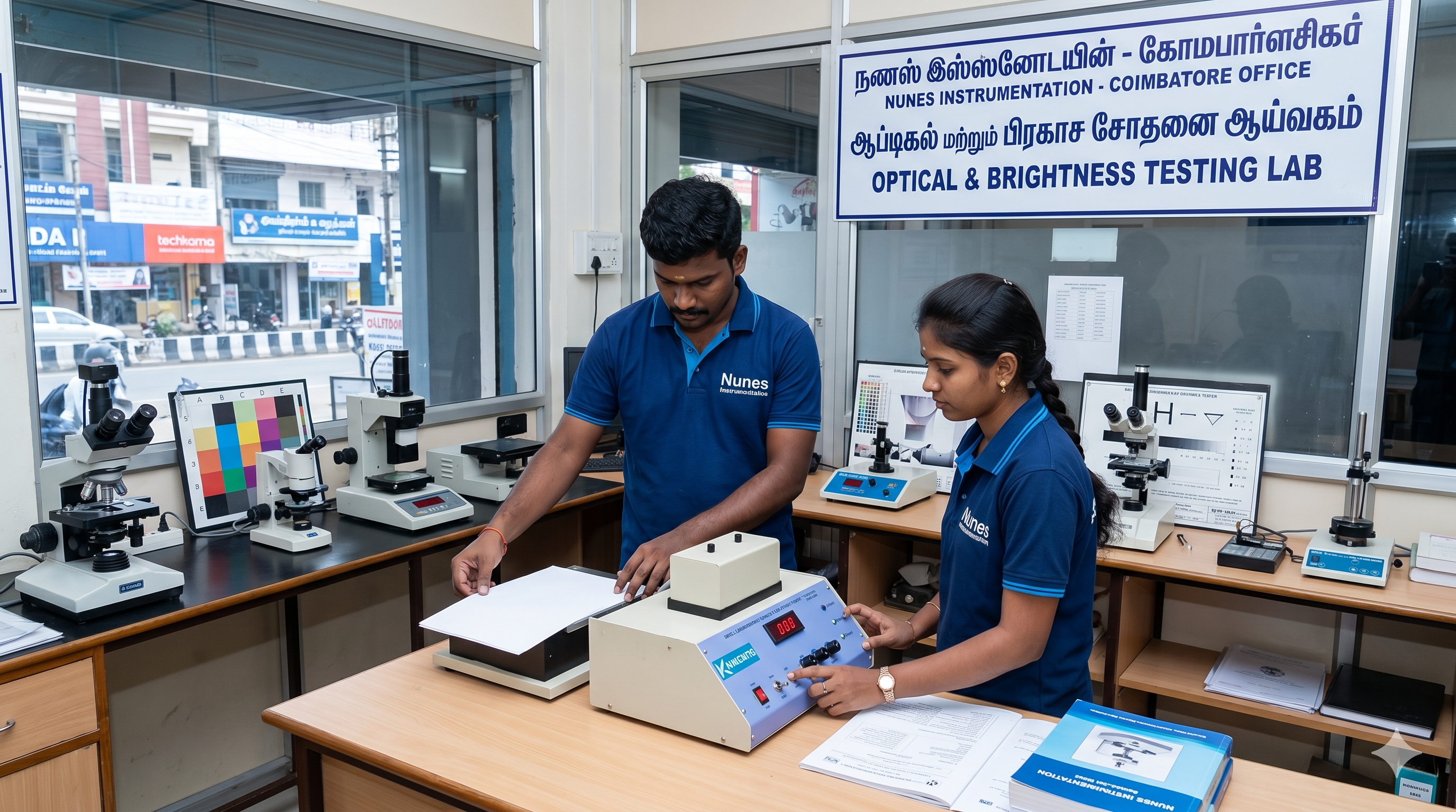 Reflectance Brightness Testers
